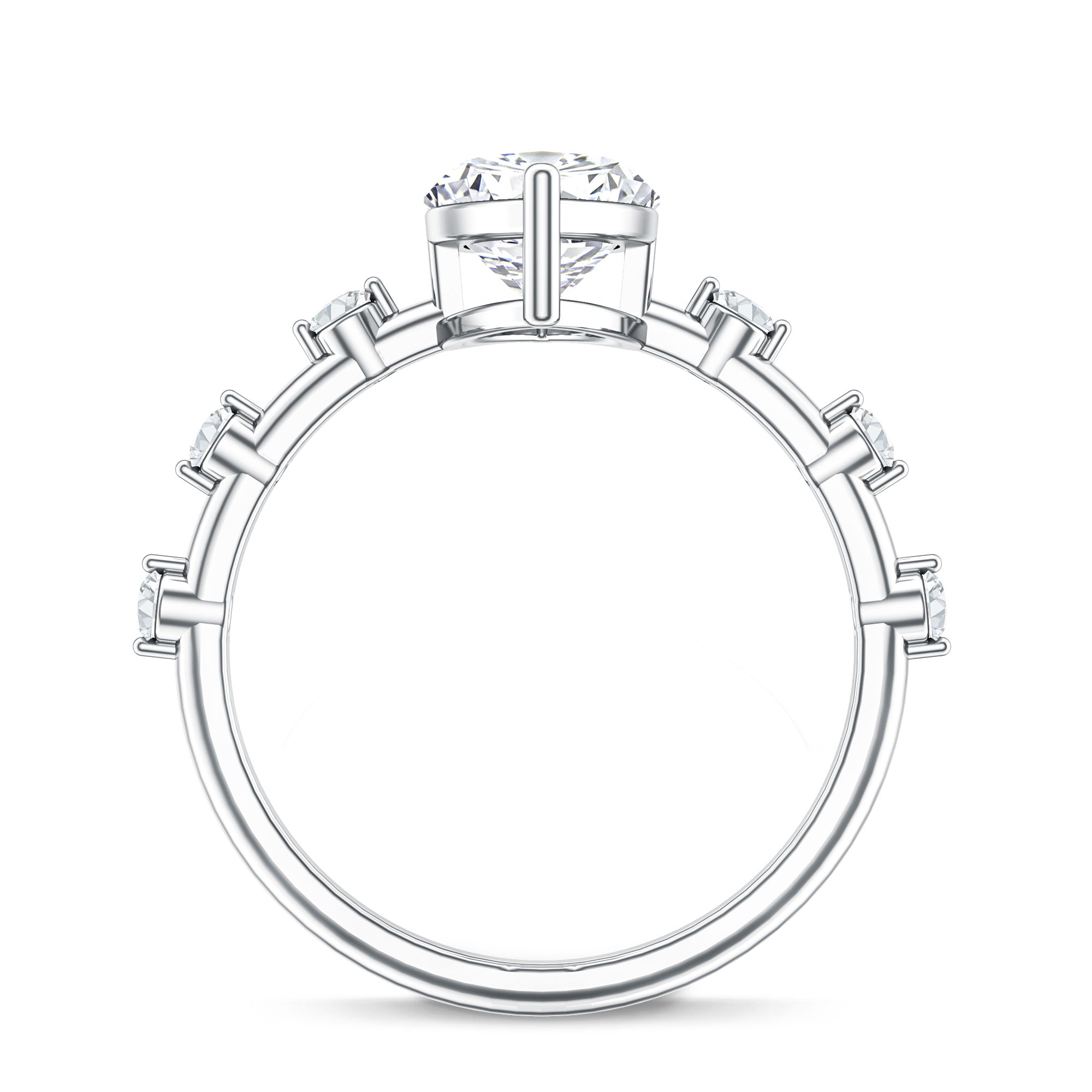 Rosec Jewels-Solitaire 2 Carat Lab Created Diamond Marquise Engagement Ring IGI Certified