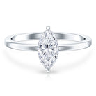Rosec Jewels-IGI Certified Lab Grown 1 Carat Diamond Marquise Engagement Ring Solitaire