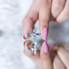 Rosec Jewels-Certified Lab Grown Diamond Cross Ring