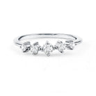 Rosec Jewels-Graduated Style Lab Grown Diamond Promise Ring for Women