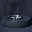 Rosec Jewels-Graduated Style Lab Grown Diamond Promise Ring for Women
