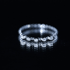 Rosec Jewels-Minimalist Lab Grown Diamond Stacking Ring with Beaded Detail