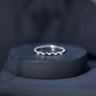 Rosec Jewels-Minimalist Lab Grown Diamond Stacking Ring with Beaded Detail