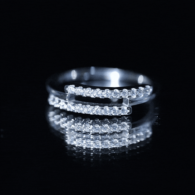 Rosec Jewels-Round Cut Minimalist Lab Grown Diamond Anniversary Ring Band