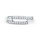 Rosec Jewels-Round Cut Minimalist Lab Grown Diamond Anniversary Ring Band