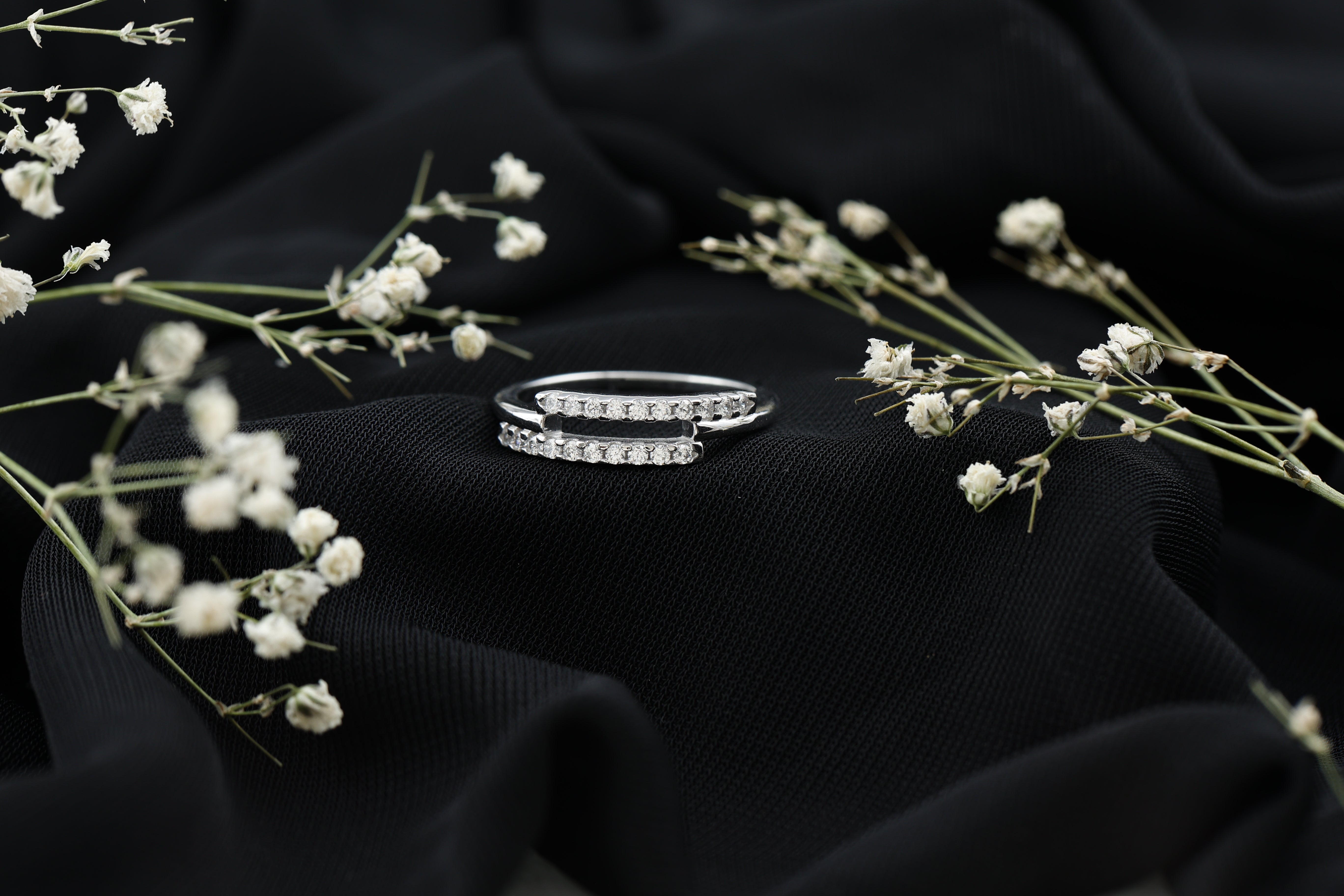Rosec Jewels-Round Cut Minimalist Lab Grown Diamond Anniversary Ring Band