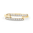 Rosec Jewels-Round Cut Minimalist Lab Grown Diamond Anniversary Ring Band