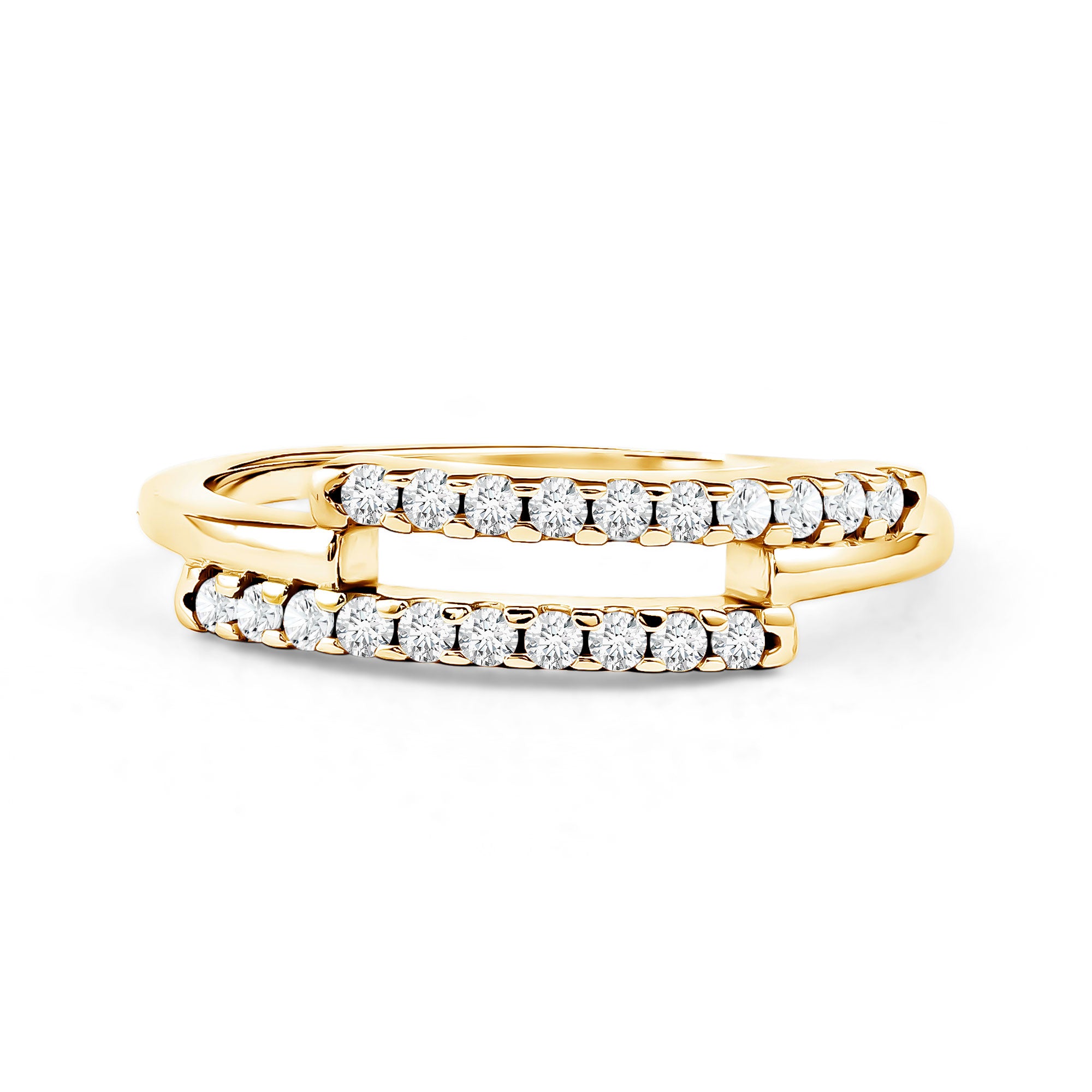 Rosec Jewels-Round Cut Minimalist Lab Grown Diamond Anniversary Ring Band
