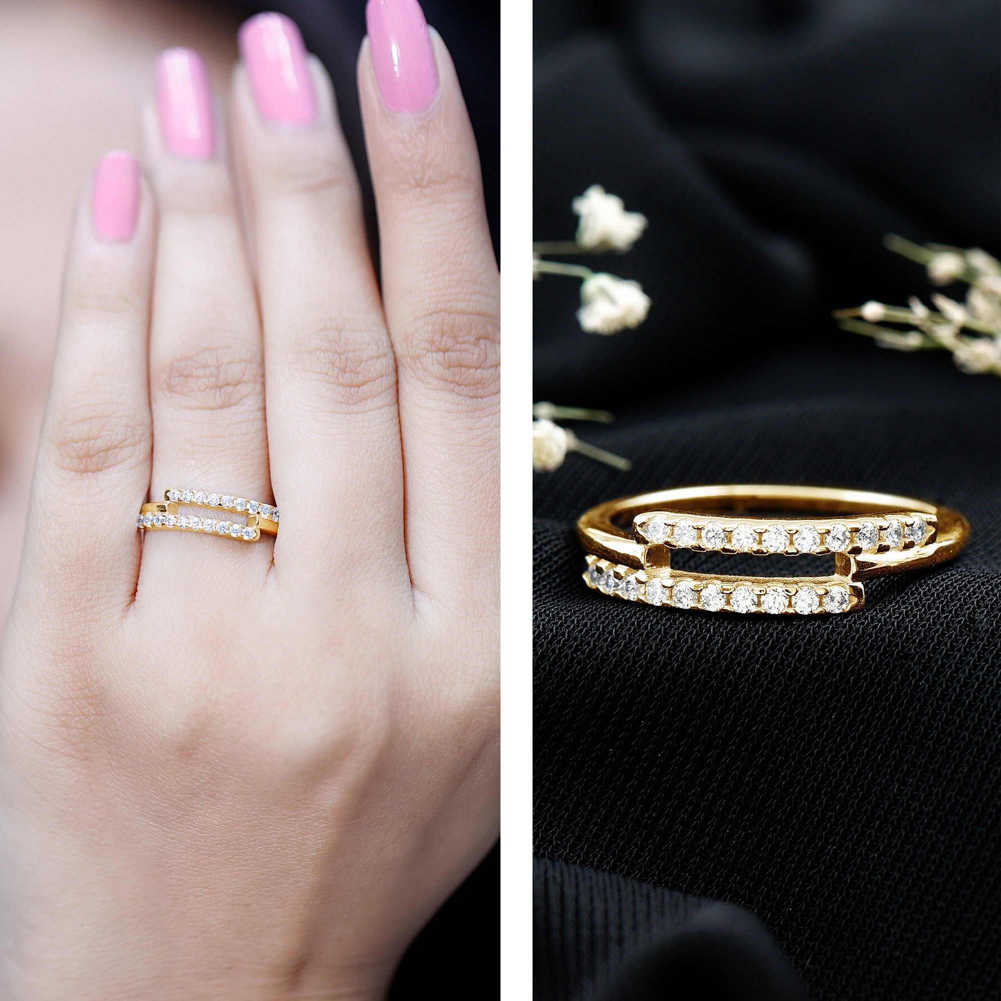 Round Cut Minimalist Lab Grown Diamond Anniversary Ring Band Lab - ( EF-VS ) - Rosec Jewels