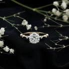 3 Carat IGI Certified Lab Grown Diamond Cushion Cut Engagement Ring for Women Lab - ( E-VS1 ) - Rosec Jewels