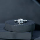 Rosec Jewels-Cushion Cut 2 Carat Lab Grown Diamond Solitaire Engagement Ring with IGI Certificate