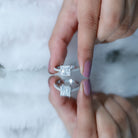Rosec Jewels-IGI Verified Lab Grown Diamond 3 Carat Princess Cut Engagement Ring