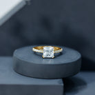Rosec Jewels-IGI Verified Lab Grown Diamond 3 Carat Princess Cut Engagement Ring