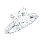 Rosec Jewels-2 Carat Lab Grown Diamond Princess Cut Engagement Ring IGI Certified