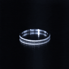 Certified Diamond Half Eternity Ring in Pave Setting Natural - ( HI-SI ) - Rosec Jewels