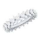 3.5 CT Zircon Cluster Eternity Ring in Prong Setting AAAA - Rosec Jewels