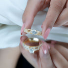 Vintage Inspired 0.98 Carat Moissanite Engagement Ring for Women D-VS1 - Rosec Jewels