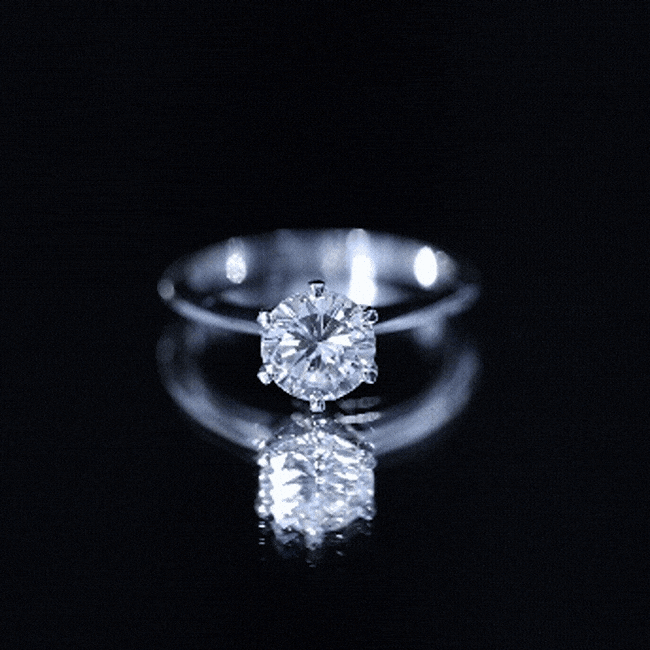 Brilliant Cut Solitaire Moissanite 2 CT Engagement Ring with Certificate D-VS1 - Rosec Jewels