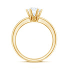 Certified 1 CT Moissanite Round Solitaire Engagement Ring D-VS1 - Rosec Jewels