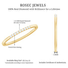 Rosec Jewels-Minimalist Diamond Stackable Ring for Women