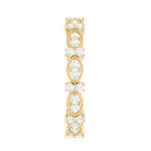 Designer Moissanite Eternity Ring for Women D-VS1 - Rosec Jewels