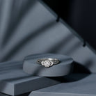 Rosec Jewels-Halo Style Lab Grown Diamond Nature Engagement Ring