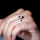 Certified 7X9 MM Lab Grown Diamond Oval Engagement Ring Lab - ( EF-VS ) - Rosec Jewels