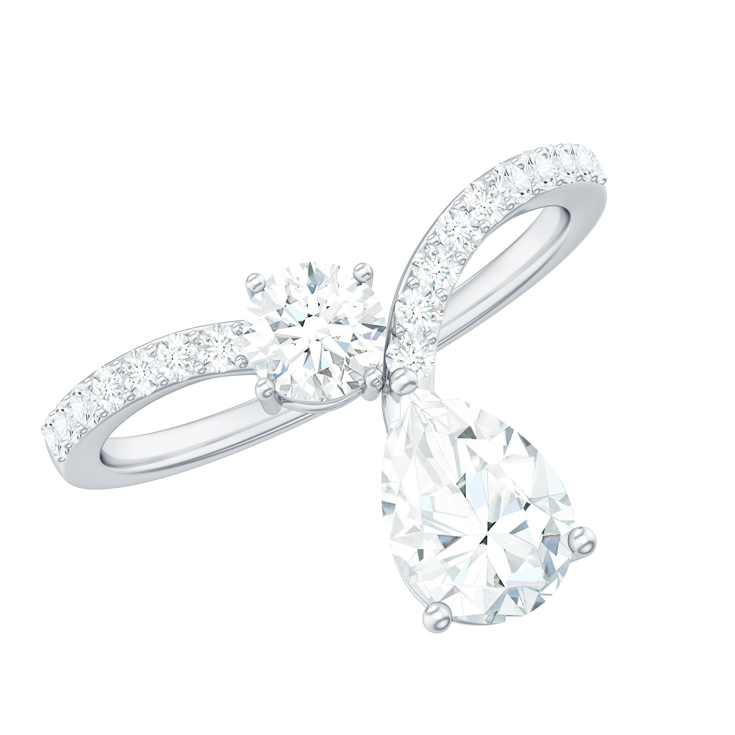 Designer Lab Grown Diamond Engagement Ring