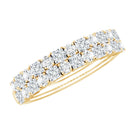 Lab Grown Diamond Wedding Anniversary Ring With Certificate Lab - ( EF-VS ) - Rosec Jewels