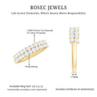 Rosec Jewels-Lab Grown Diamond Wedding Anniversary Ring With Certificate
