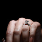 Brilliant Cut 2 Carat Lab Grown Diamond Solitaire Engagement Ring Lab - ( EF-VS ) - Rosec Jewels