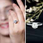 Brilliant Cut 2 Carat Lab Grown Diamond Solitaire Engagement Ring Lab - ( EF-VS ) - Rosec Jewels