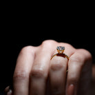 Brilliant Cut 2 Carat Lab Grown Diamond Solitaire Engagement Ring Lab - ( EF-VS ) - Rosec Jewels