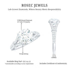 Rosec Jewels-Certified Brilliant Cut Diamond Split Shank Engagement Ring