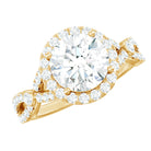 Rosec Jewels-Lab Created Diamond Criss Cross Engagement Ring For Women