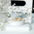 Rosec Jewels-Pear Cut 6X8 MM Lab Grown Diamond Marriage Ring Set for Women