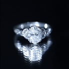Women Lab Grown Diamond Celtic Knot Engagement Ring Lab - ( EF-VS ) - Rosec Jewels