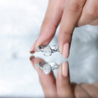 7X9 mm Lab Grown Diamond Oblong Engagement Ring Lab - ( EF-VS ) - Rosec Jewels