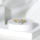 Rosec Jewels-7X9 mm Lab Grown Diamond Oblong Engagement Ring