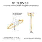 Rosec Jewels-Single Stone Lab Grown Diamond Pear Engagement Ring