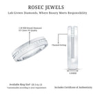 Rosec Jewels-Lab Grown Diamond Twisted Rope Band with Accents