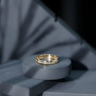 Lab Grown Diamond Twisted Rope Band with Accents Lab - ( EF-VS ) - Rosec Jewels