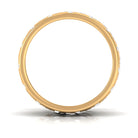 Certified Lab Grown Diamond Wedding Band in Flush Setting Lab - ( EF-VS ) - Rosec Jewels