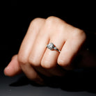 Rosec Jewels-Lab Created Diamond Bezel Set Engagement Ring for Her