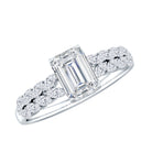 2 Carat Lab Grown Diamond Ring For Women With Certificate Lab - ( EF-VS ) - Rosec Jewels