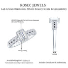 2 Carat Lab Grown Diamond Ring For Women With Certificate Lab - ( EF-VS ) - Rosec Jewels