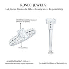 Rosec Jewels-2 Carat Lab Grown Diamond Ring For Women With Certificate
