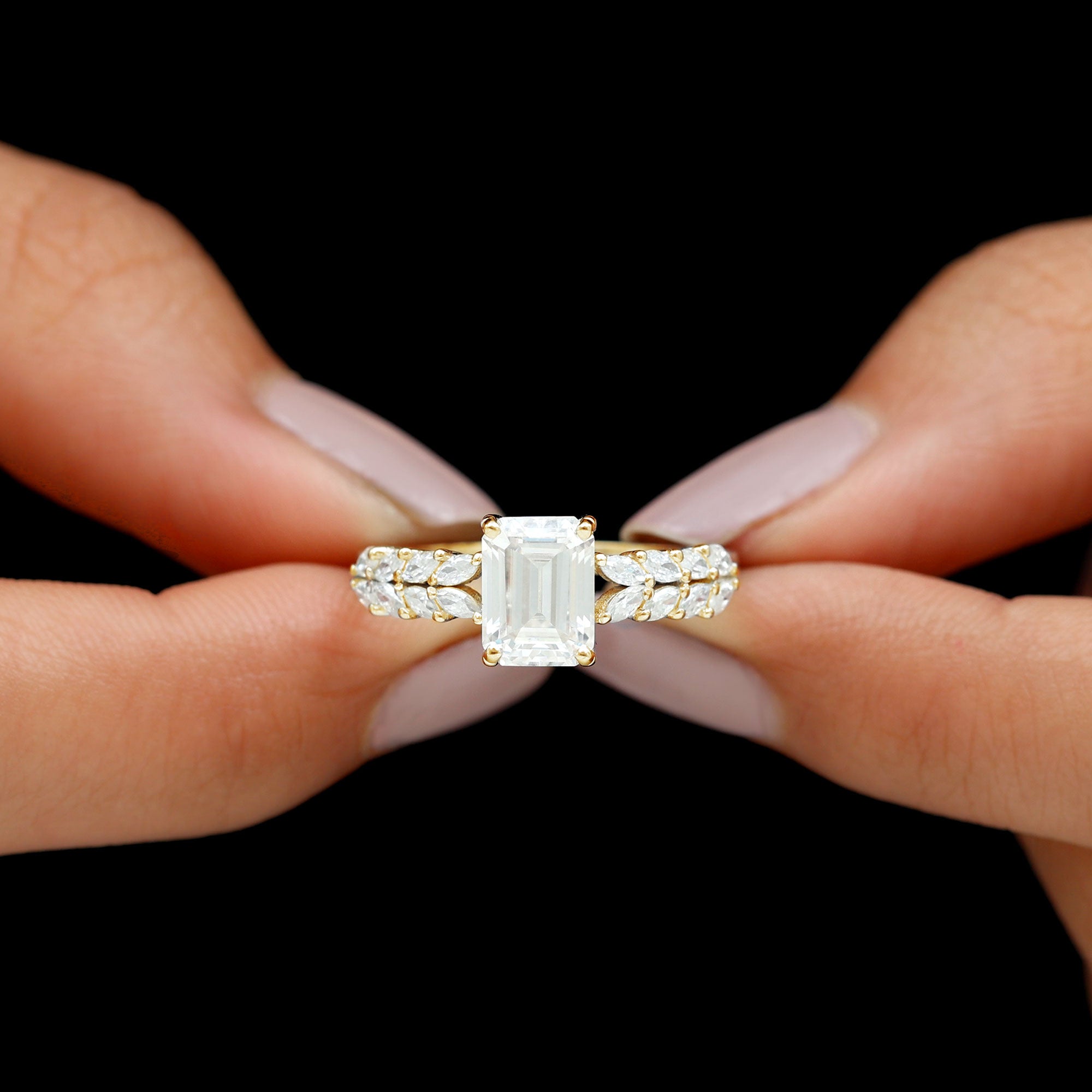 Rosec Jewels-2 Carat Lab Grown Diamond Ring For Women With Certificate