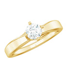Rosec Jewels-Lab Grown Diamond Solitaire Ring With 4 Prong Diagonal Set