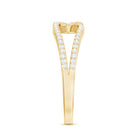 Brilliant Cut Lab Created Diamond Knot Anniversary Ring for Her Lab - ( EF-VS ) - Rosec Jewels